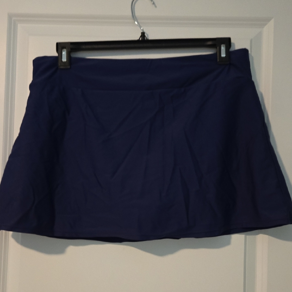 Rekita Blue Swim Skort